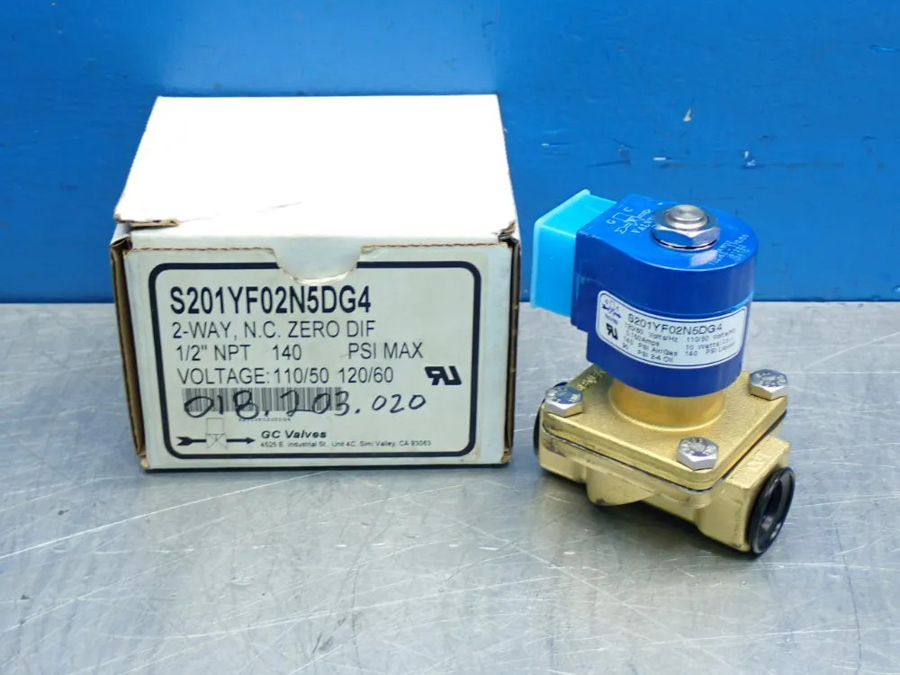 GC VALVES PILOTED SOLENOID VALVE UNIT S201YF02N5DG4