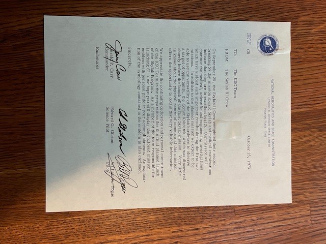 apollo and space lab program documents and collectables