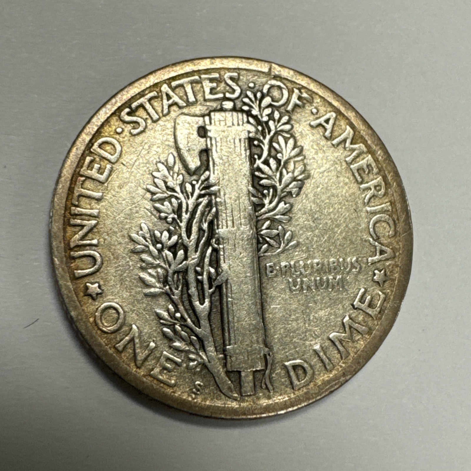 1920-S Mercury Silver Dime VF