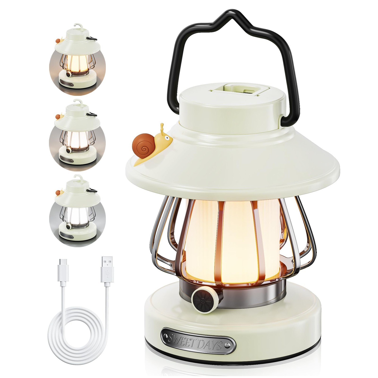 HOMY Snail Camping Lantern White