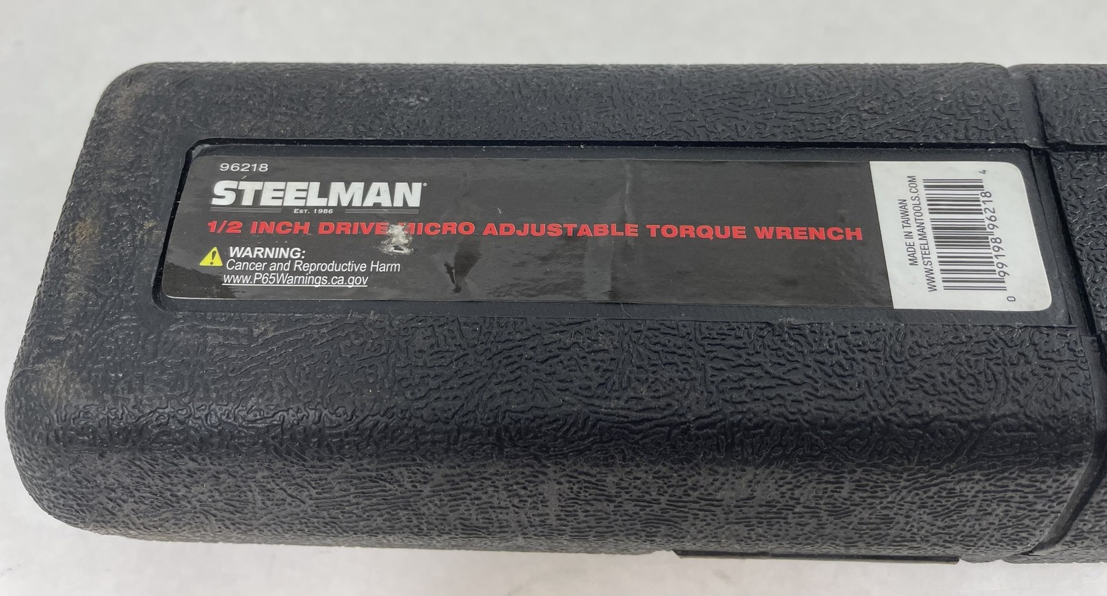 Steelman 96218 1/2" Drive Adjustable Micro Torque Wrench 30-250 Ft-Lb