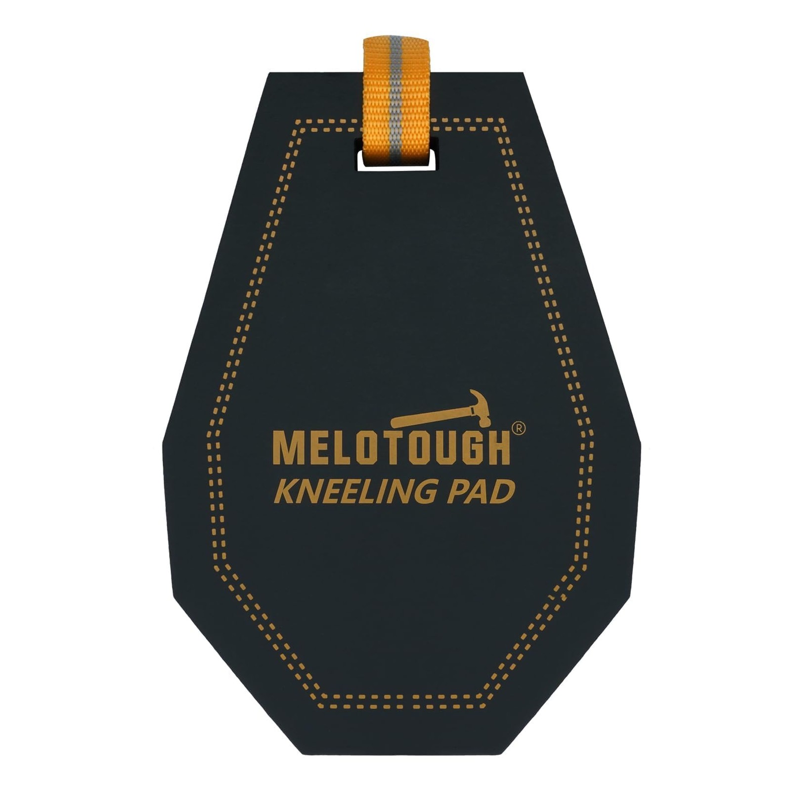 Orange Black 1 Inch Thick Mini Portable NBR Foam Kneeling Pad Mat For Work
