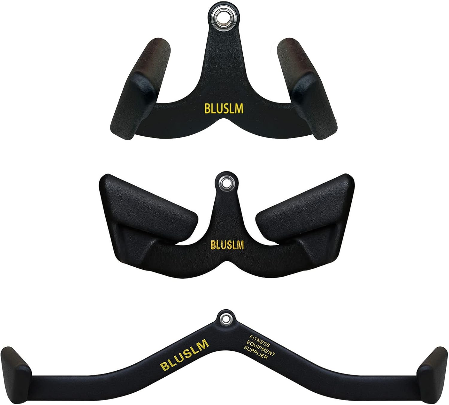 LAT Pull Down Bar for Cable Machine, Pulldown Attachments T V 3PIECES