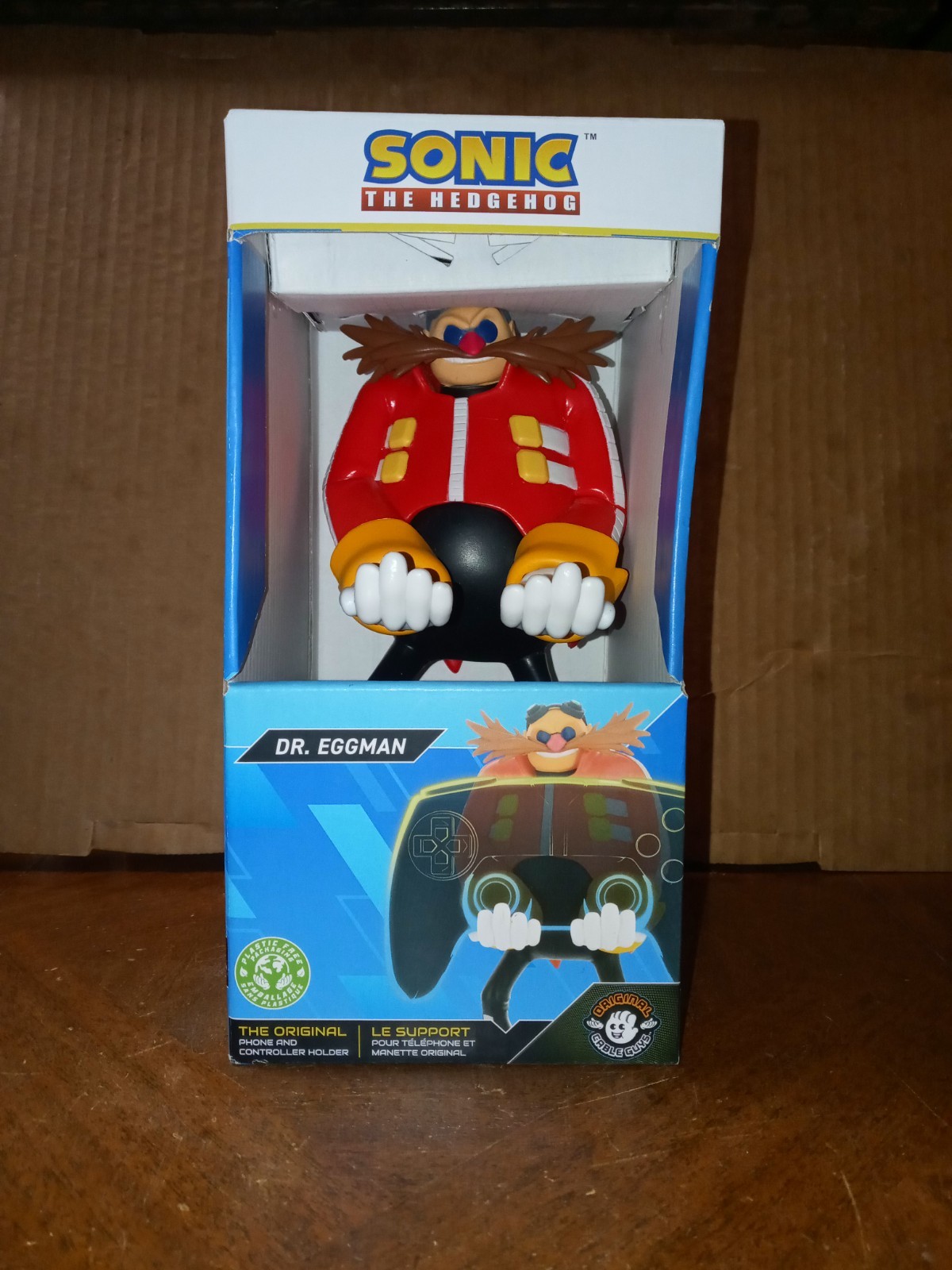 Sega Sonic The HedgeHog Dr. EggMan Cable Guys Controller Holder and Phone Stand