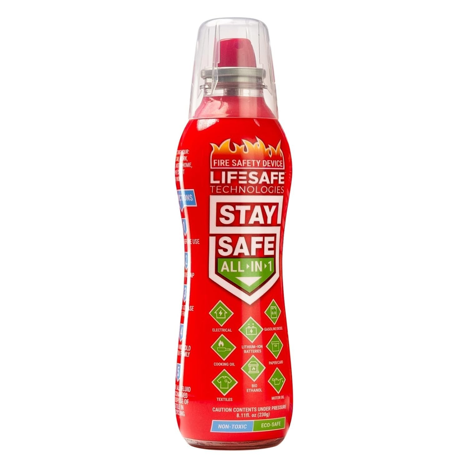 All-in-1 Portable Fire Spray - Safe for Electrical Fires, Eco-Friendly Solution