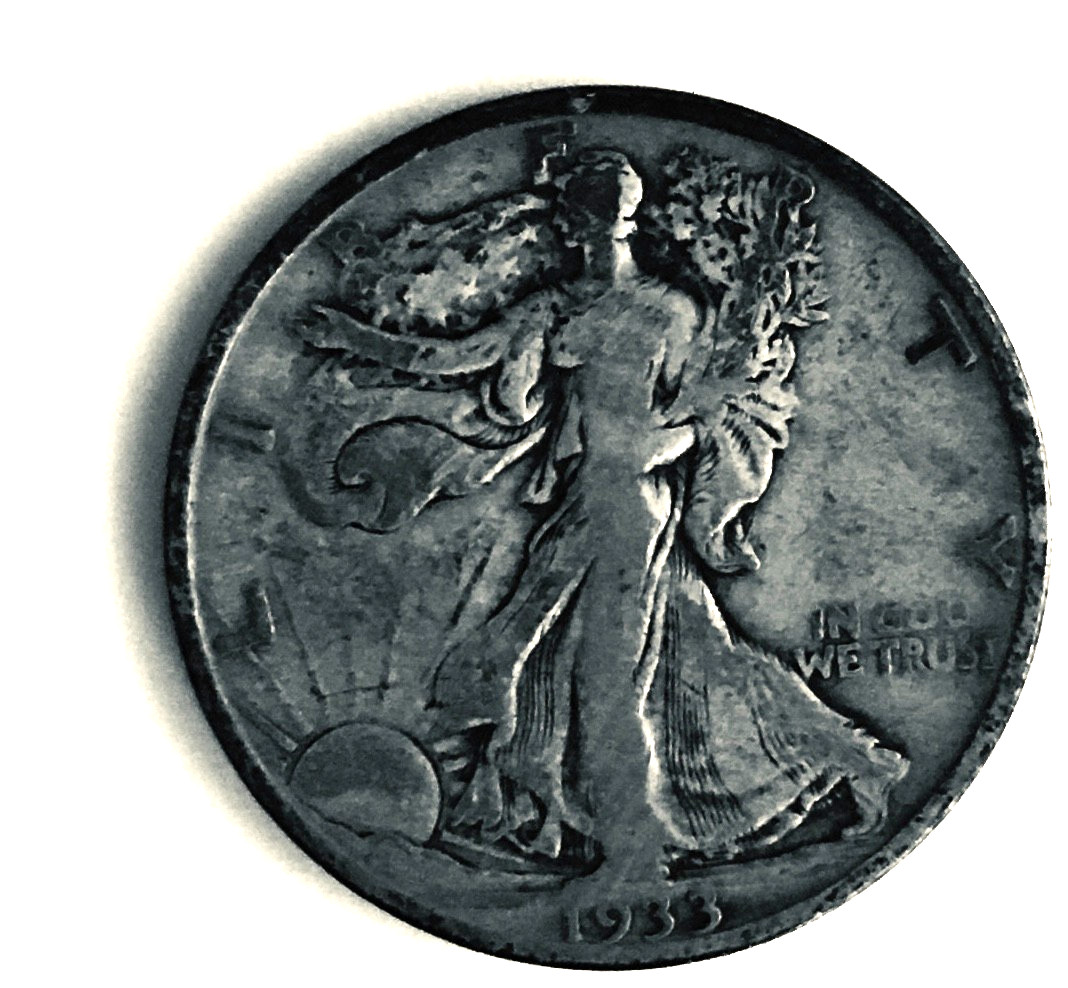 LOT #U 43   1933-S WALKING LIBERTY HALF DOLLAR (VG/FINE)