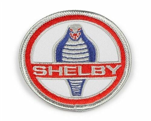 Patch - Shelby Cobra 2.5" Red & Blue GT 500 G.T. 350 Mustang & Cobra FREE SHIP