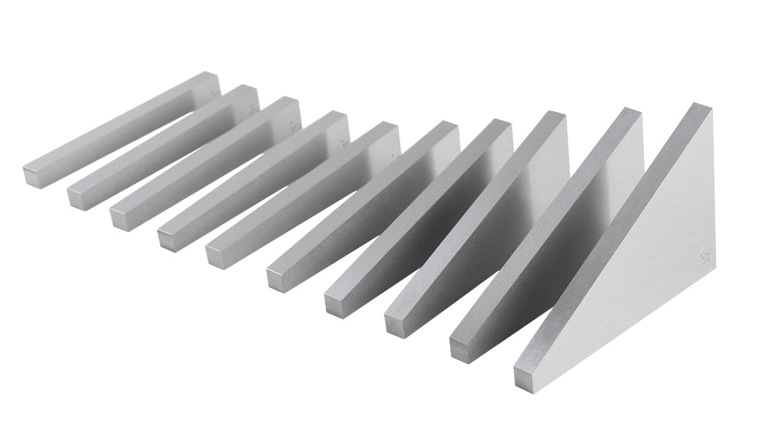 Accusize Industrial Tools 10 Pcs Precision Angle Block Set, 3602-0111