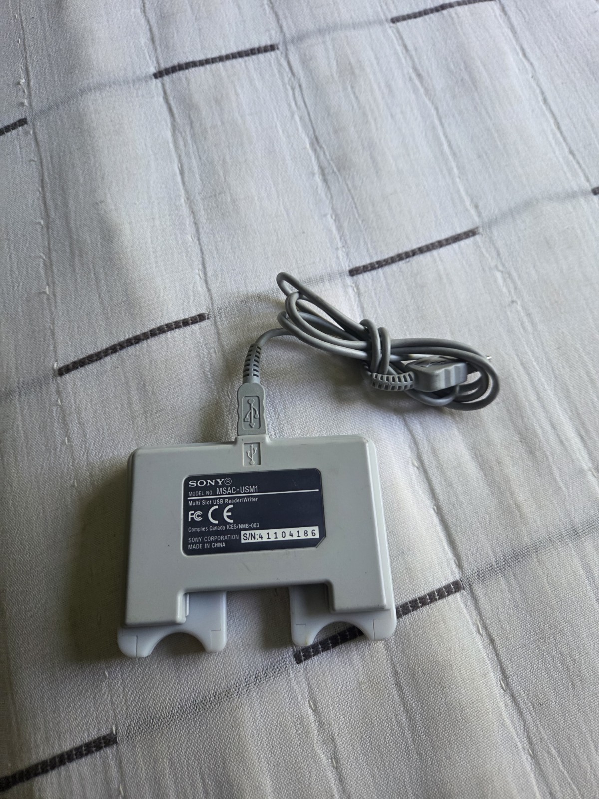 Sony Multi Slot USB Reader/Writer MSAC-USM1 Memory Stick Pro Duo Genuine
