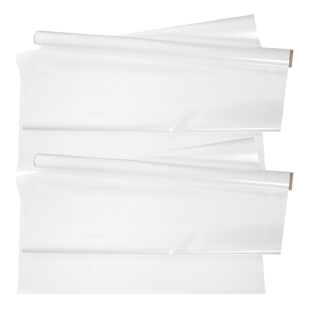 2Pcs Reusable Dry Erase Whiteboard Stickers for Home Wall Use
