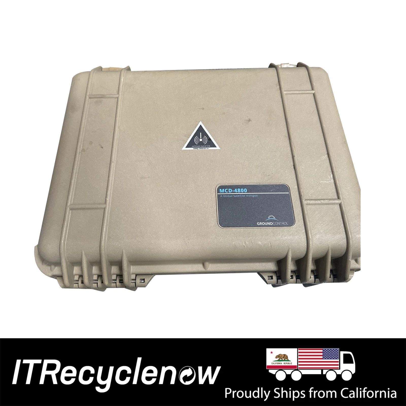 Inmarsat BGAN MCD-4800 Portable Satellite Terminal “The Football” Wi‑Fi Hotspot
