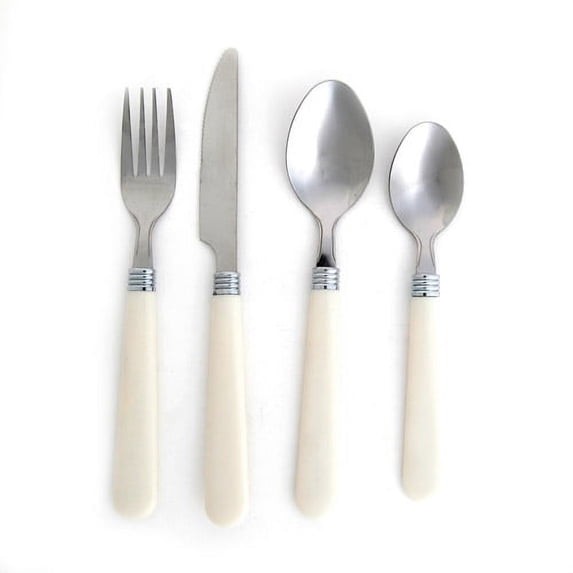 16-Piece Flatware Set with Wire Caddy