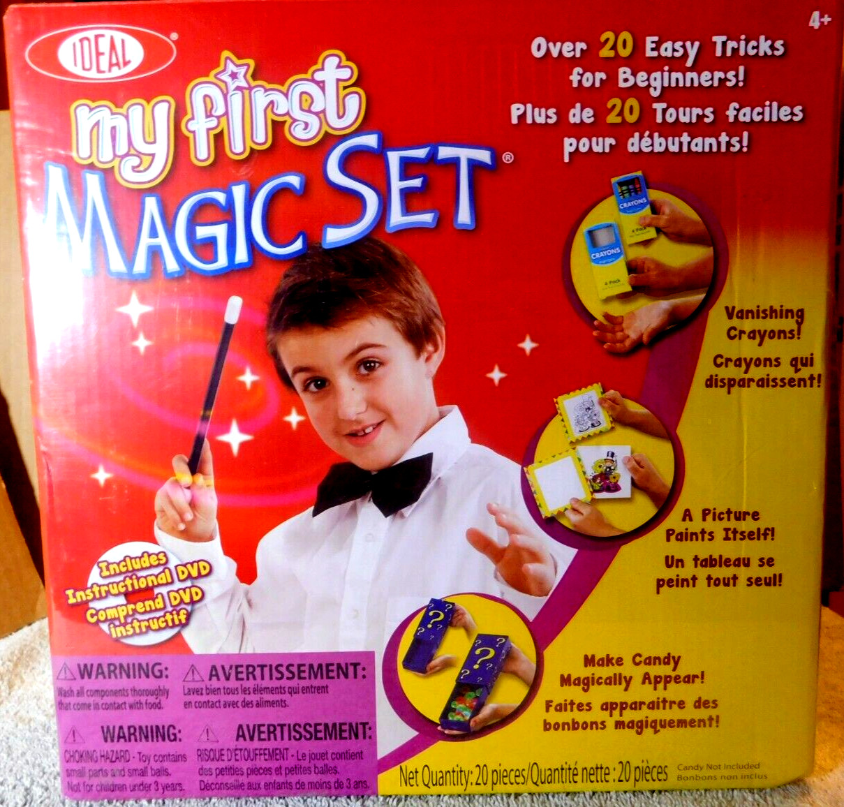 Ideal~"My First Magic Set" For Age 4+ Instructional DVD Included Sealed & NEW!!