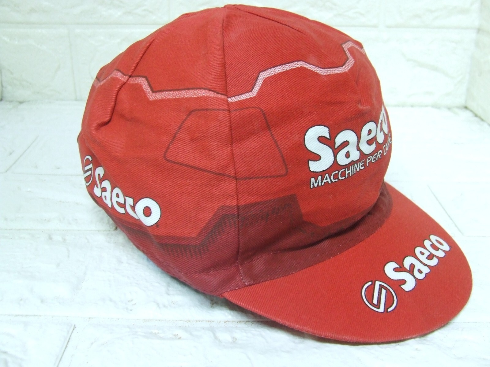 Cappellino Cappello Cap Hat Bici Ciclismo Team SAECO Cotone