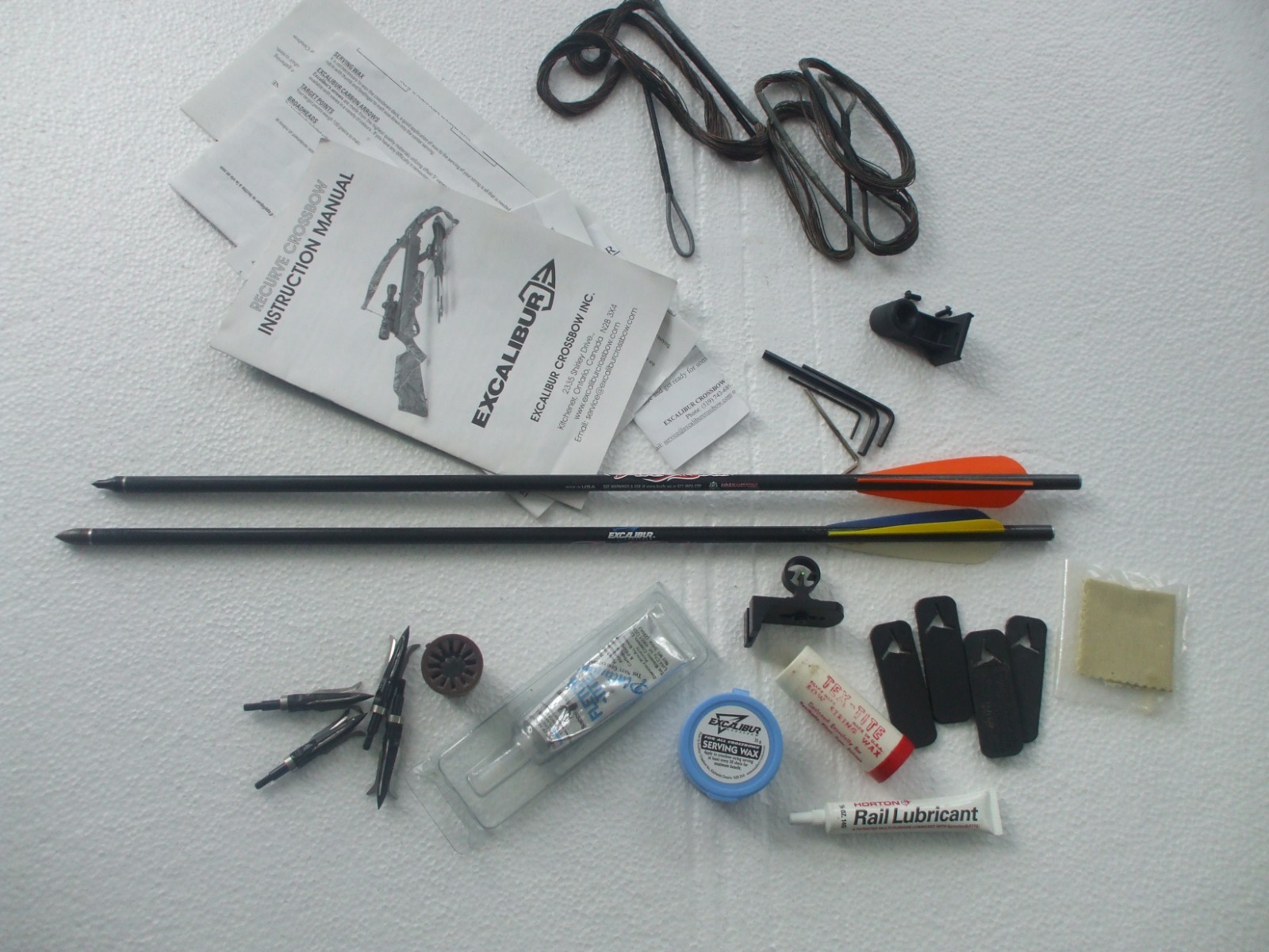 EXCALIBUR VORTEX CROSSBOW WITH COCKING AID ACCESSORIES