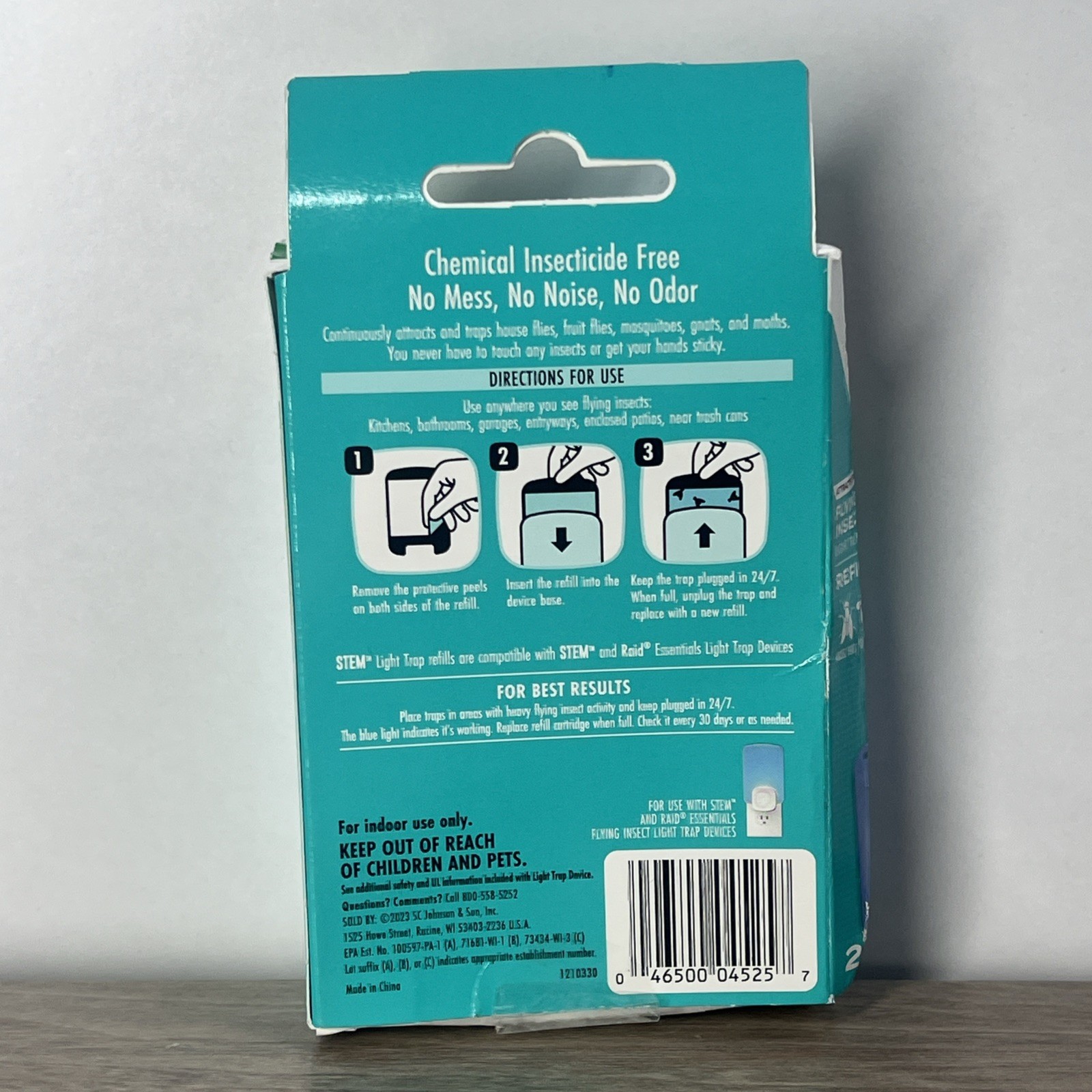 STEM Flying Insects Light Trap Refill Cartridges, 2 Pack NIB