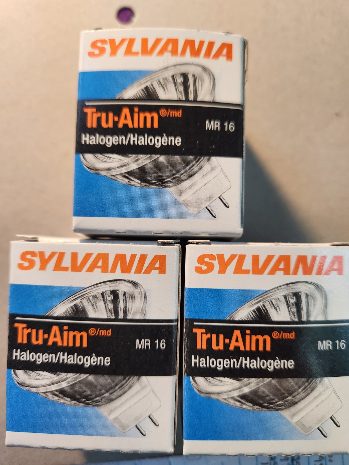 SYLVANIA  BAB  20MR16Q/40/FL  12V  20W   PROJECTION LAMP (Lot of 3 pc)