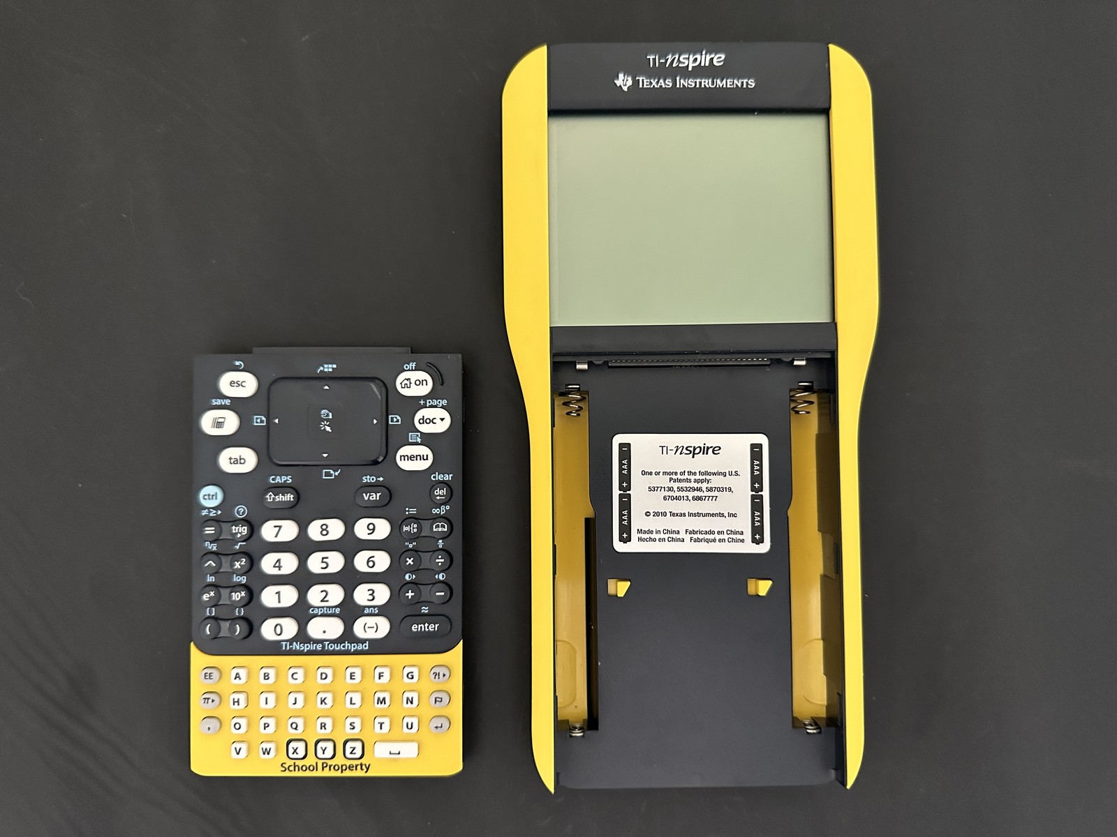 Ti-Nspire Teacher Calculator Black Yellow Model Handheld Graphing
