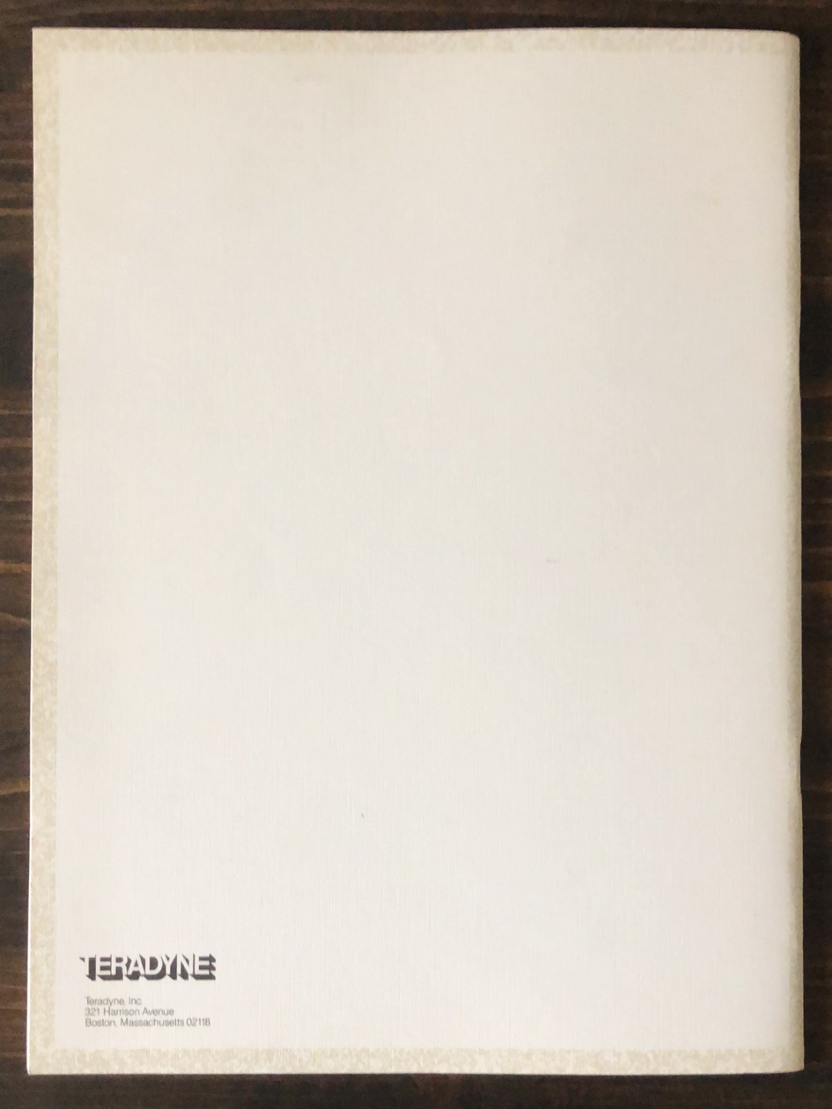 1991 Teradyne, Inc. Annual Report