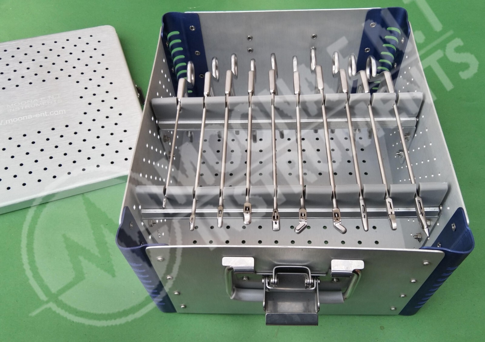 New Arthroscopy Forceps Set of 10 Peices With Sterilization Box Arthroscopy A+