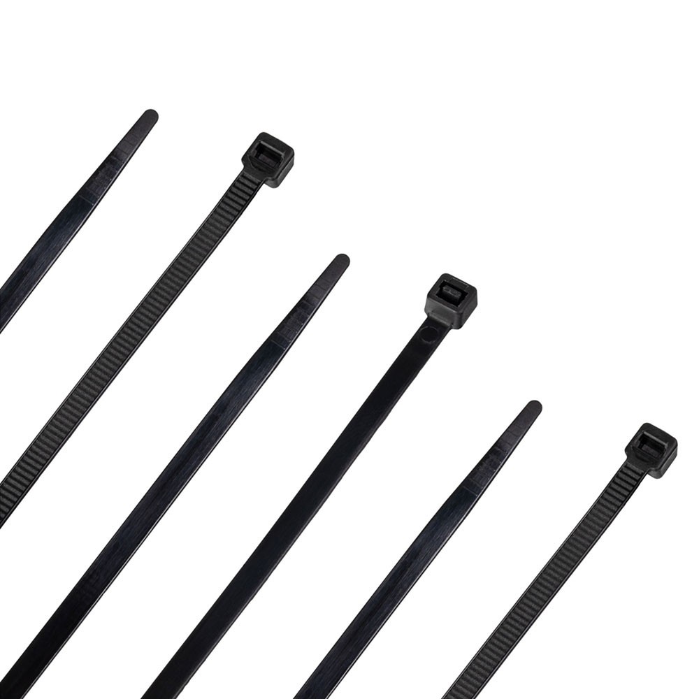NavePoint 20 Inch Nylon Black Cable Ties 50 Lbs  100 Pack