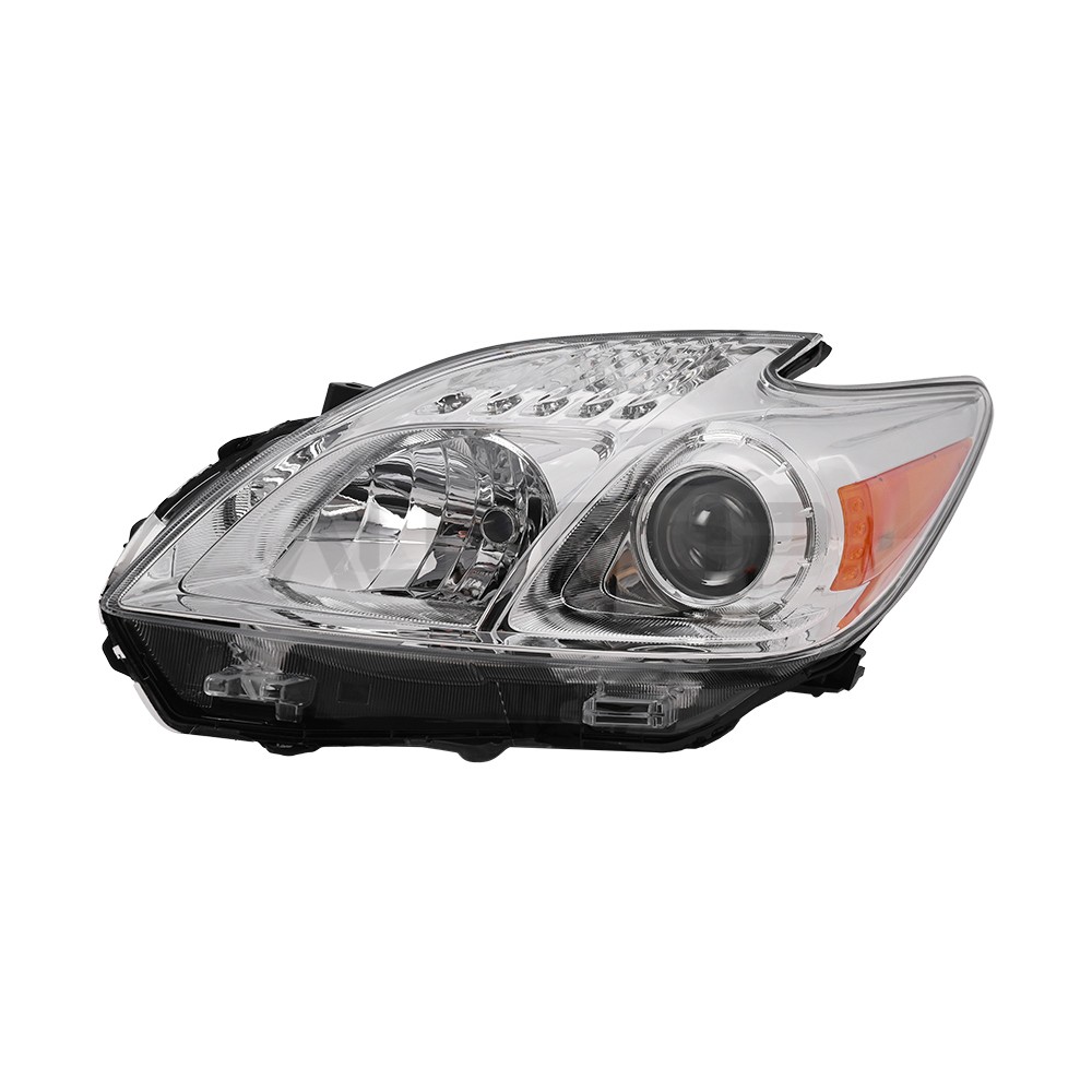 Halogen Front Headlights Left Driver Side For Toyota Prius 2010-2011 Chrome