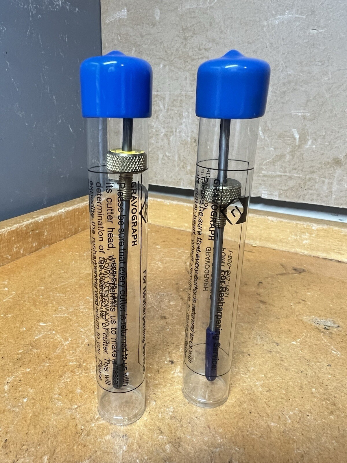 GRAVOGRAPH CUTTERS FOR RESHARPING ~