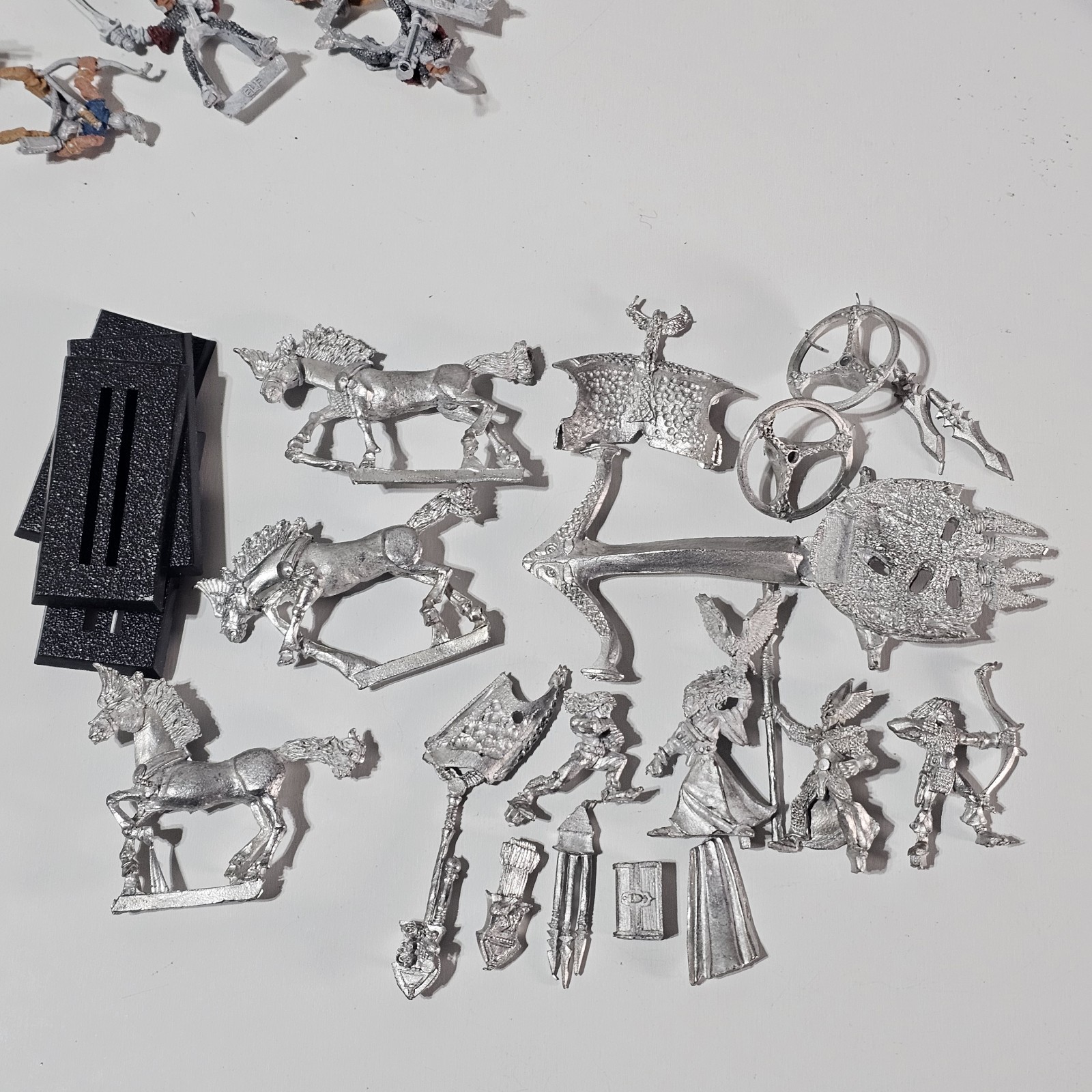 Warhammer 40k MD4 Elven Attack Chariot Incomplete Metal OOP RARE