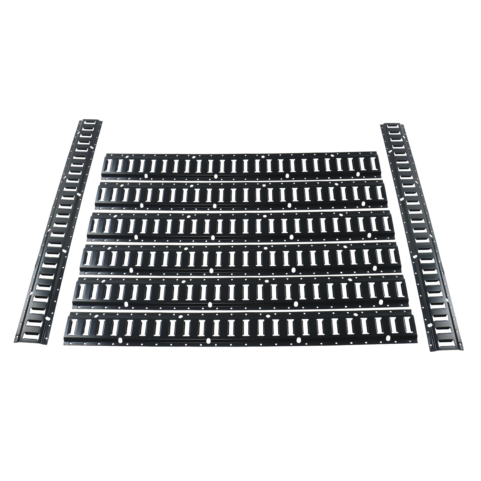 4' E Track Tie Down Rail Replacement For Garages Vans Durable Galvanized Steel