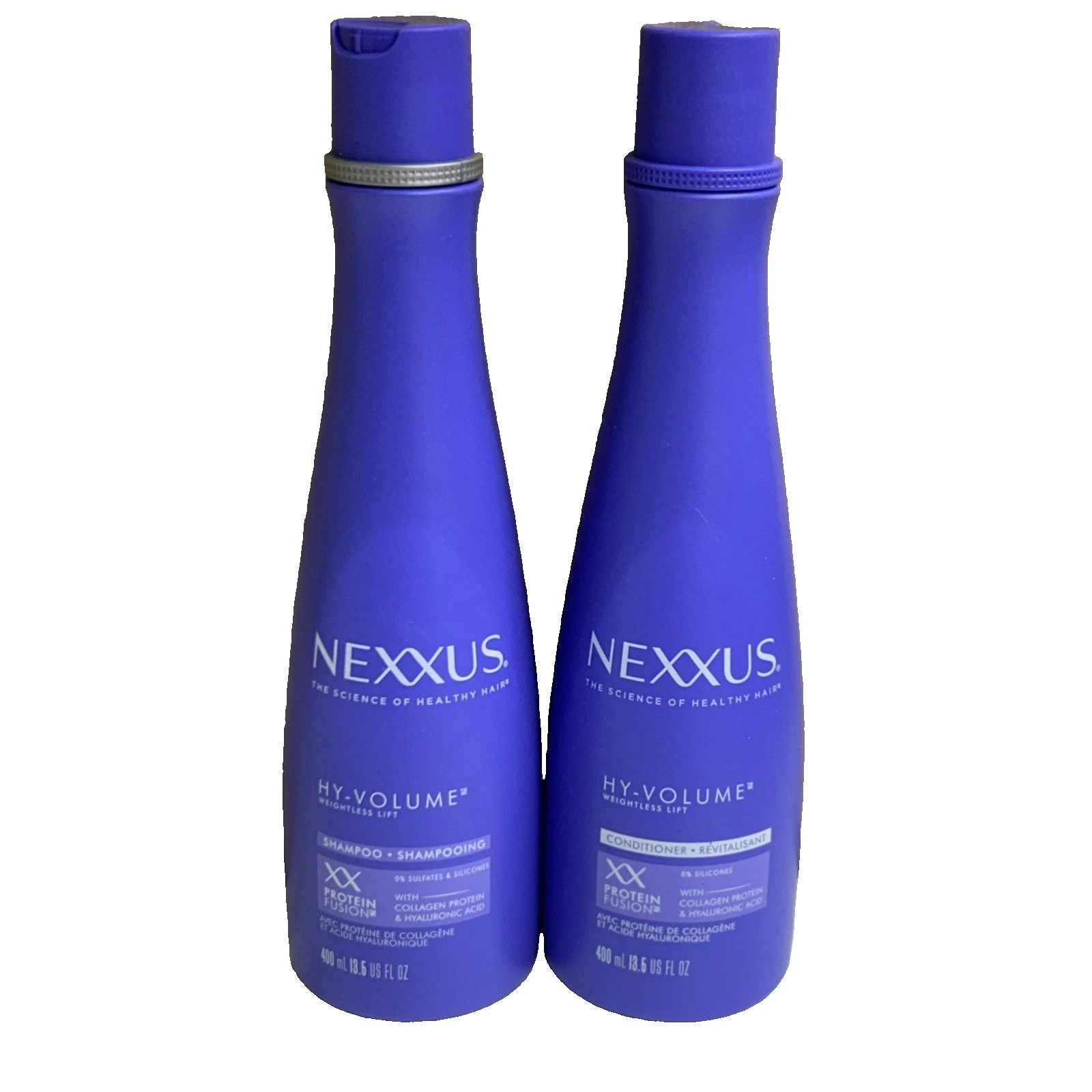 Nexxus Hy-Volume Shampoo and Conditioner XX Protein Fusion 400ml/13.5fl.oz. New