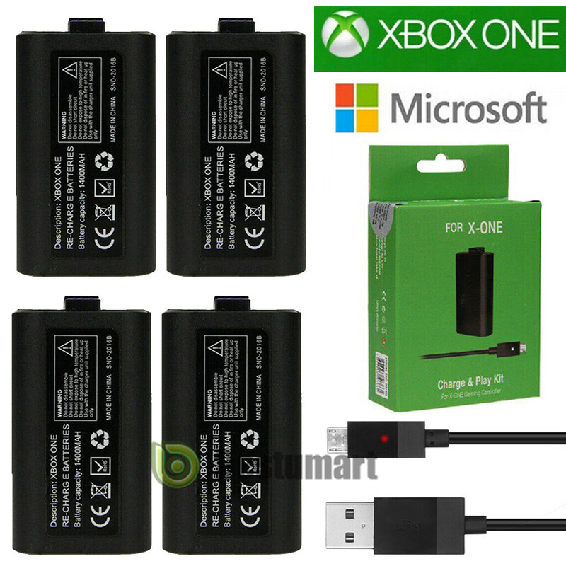 Rechargeable Battery Pack For XBox One X/S Series X/S Controller & Charger Cable