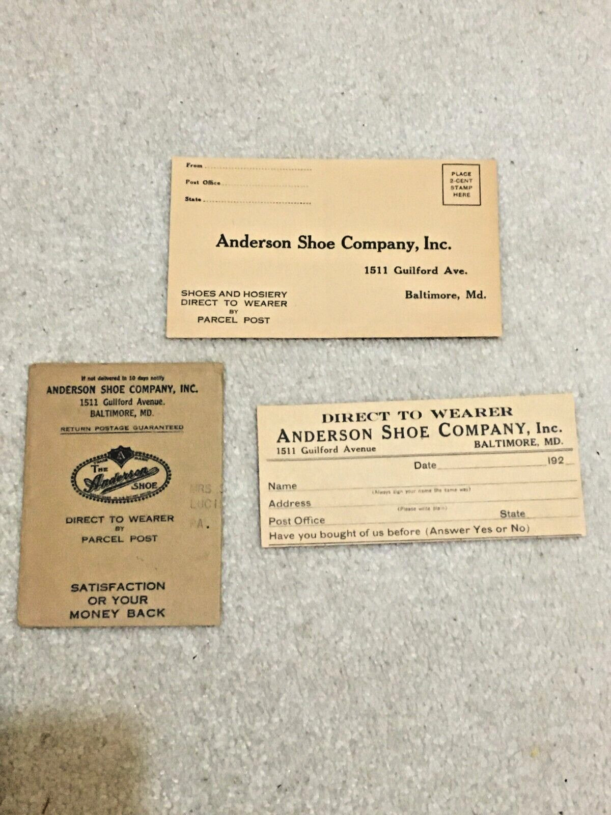 Vntg 1927 Anderson Shoe Co Men Women Shoes & Socks 52 Page Color Catalog Fashion