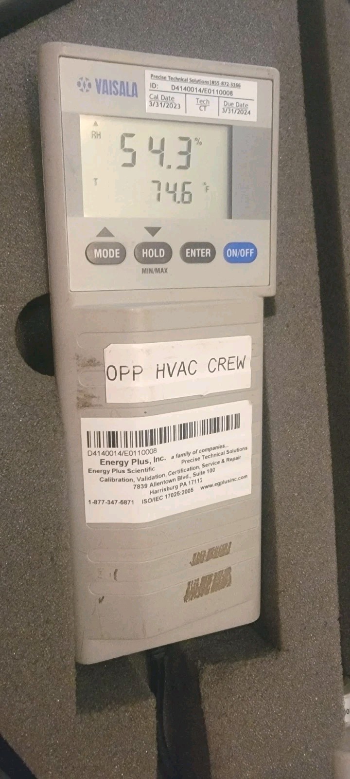 Vaisala HMI41 Humidity and Temperature Indicator with HMP46 Probe