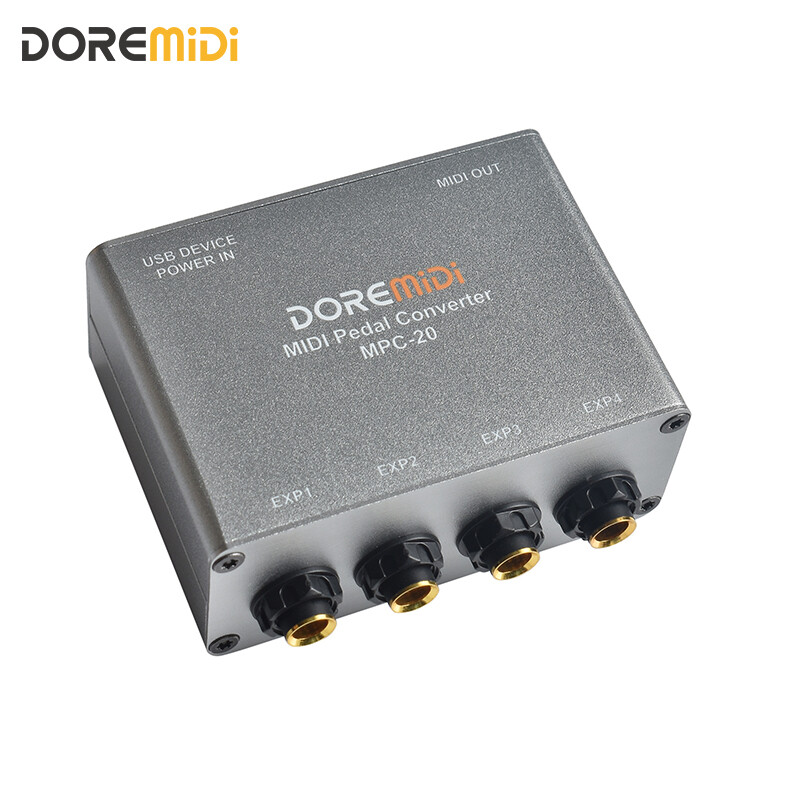 DOREMIDI Expression Pedal Converter Pedal Sustain Pedal Expander MPC-20