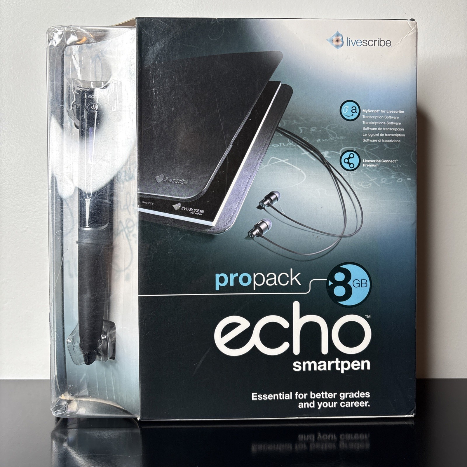Livescribe Echo Pro Pack Smart Pen 8GB Memory & Portfolio Storage | New/Sealed