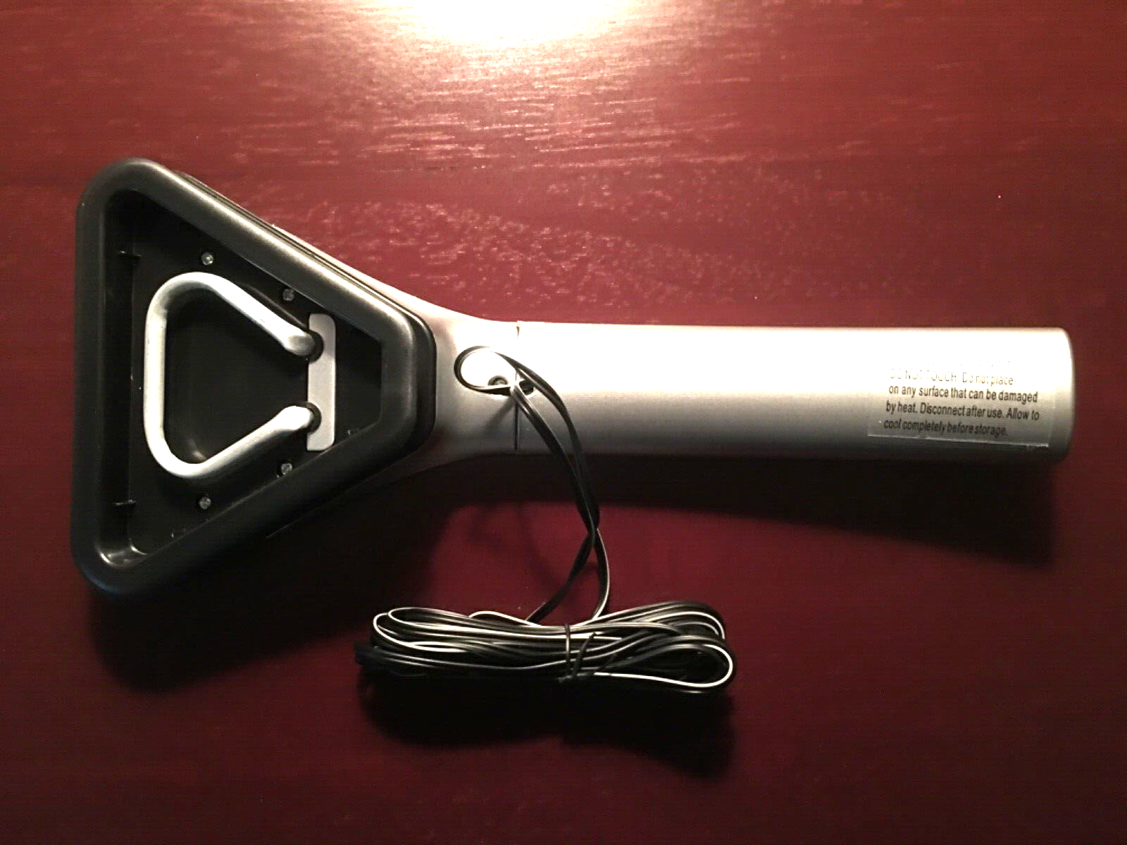 Heated Car Window Ice Scraper - Extendable Handle - LED Light - 12V - 15’ Cord