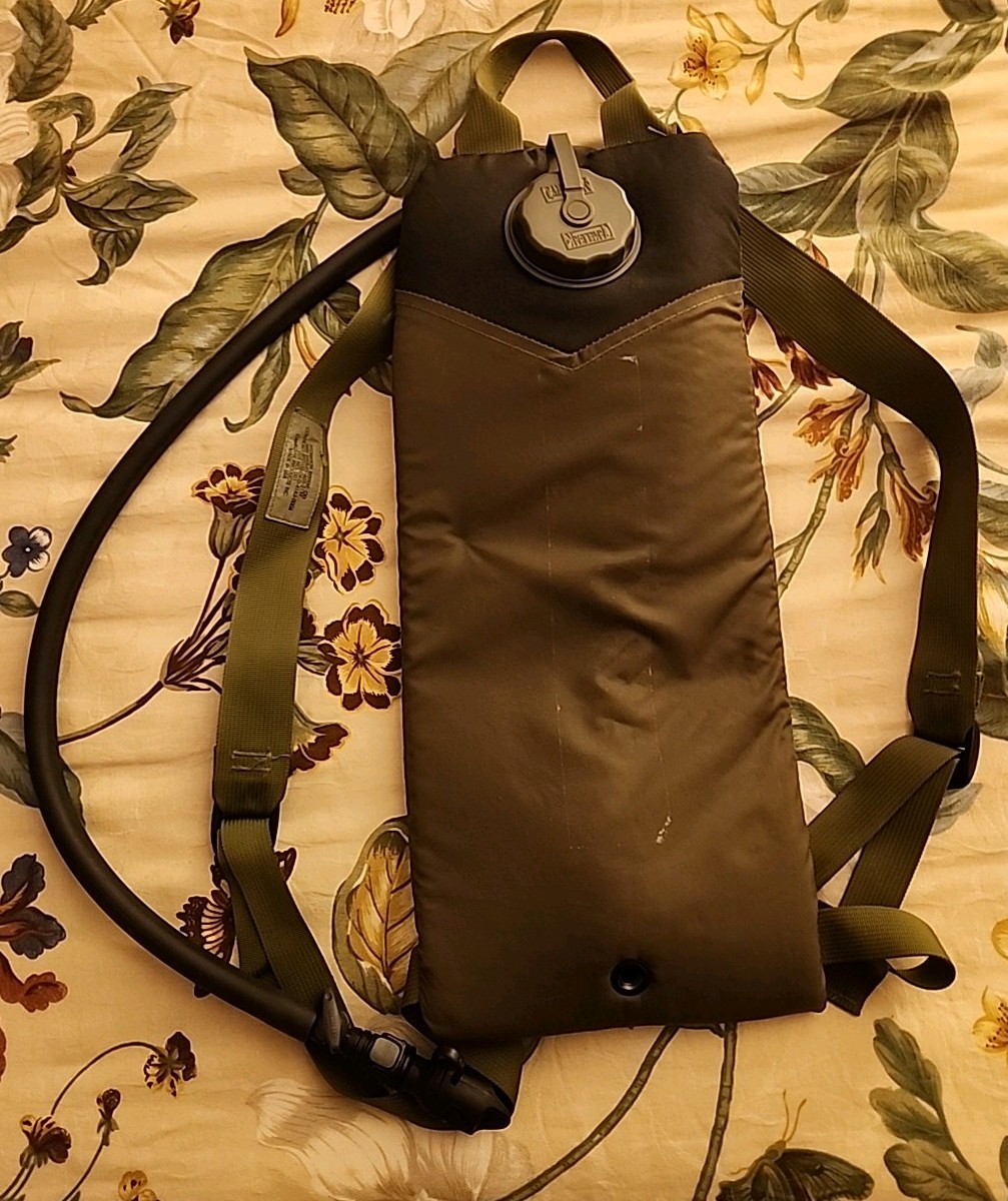 USGI Early GWOT CamelBak OD Green With CBRN 100 Oz. Reservoir