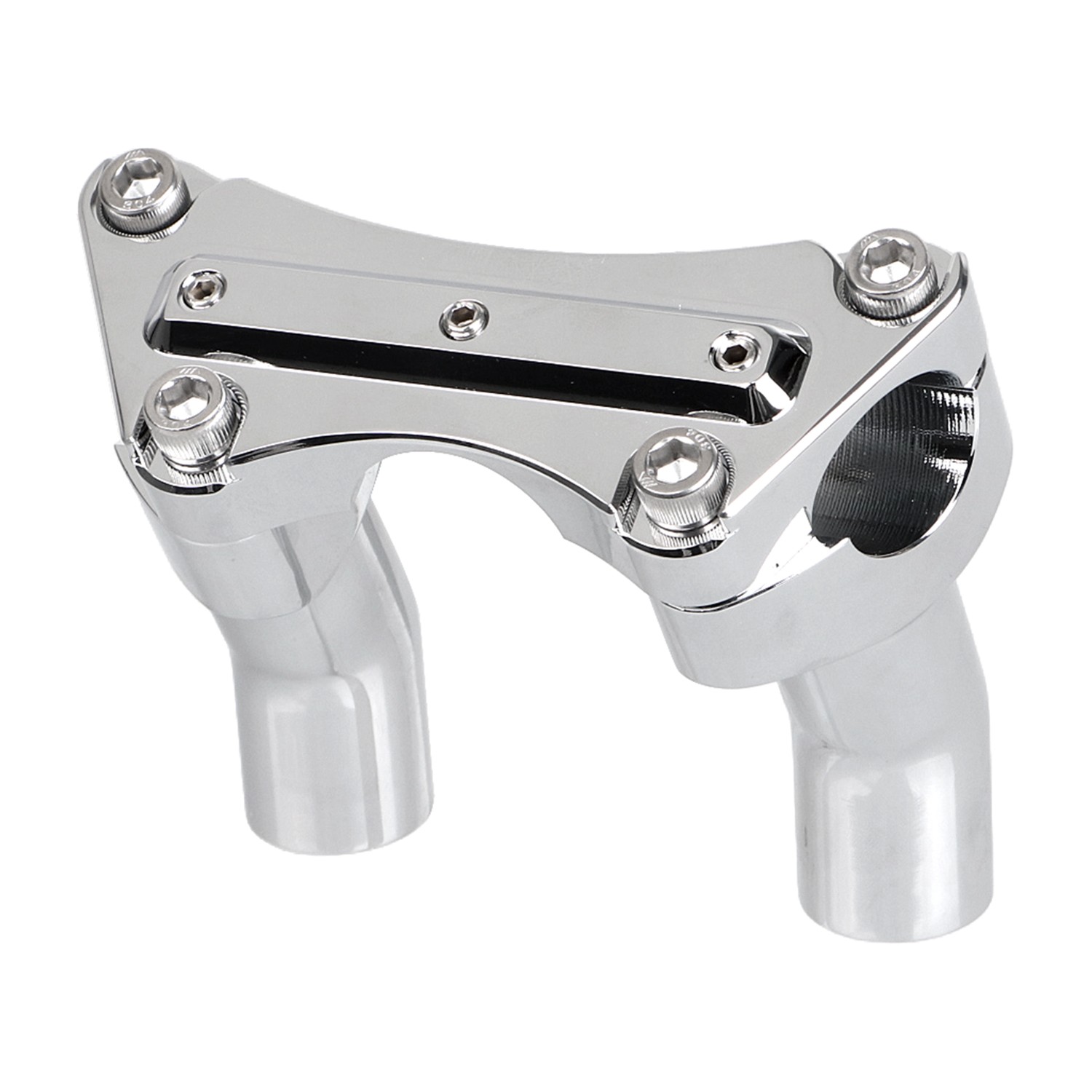 3.5" Pullback Aluminum Handlebar Riser Top Clamp For Harley Dyna Fat Boy FLSTF