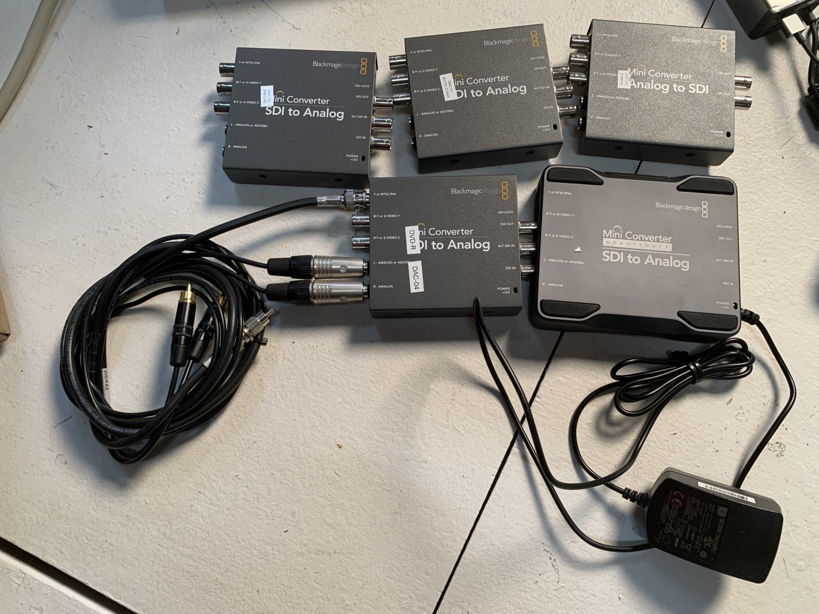 Blackmagic Mini Converter Bundle –5 Units SDI↔Analog | Studio / Live / Church AV