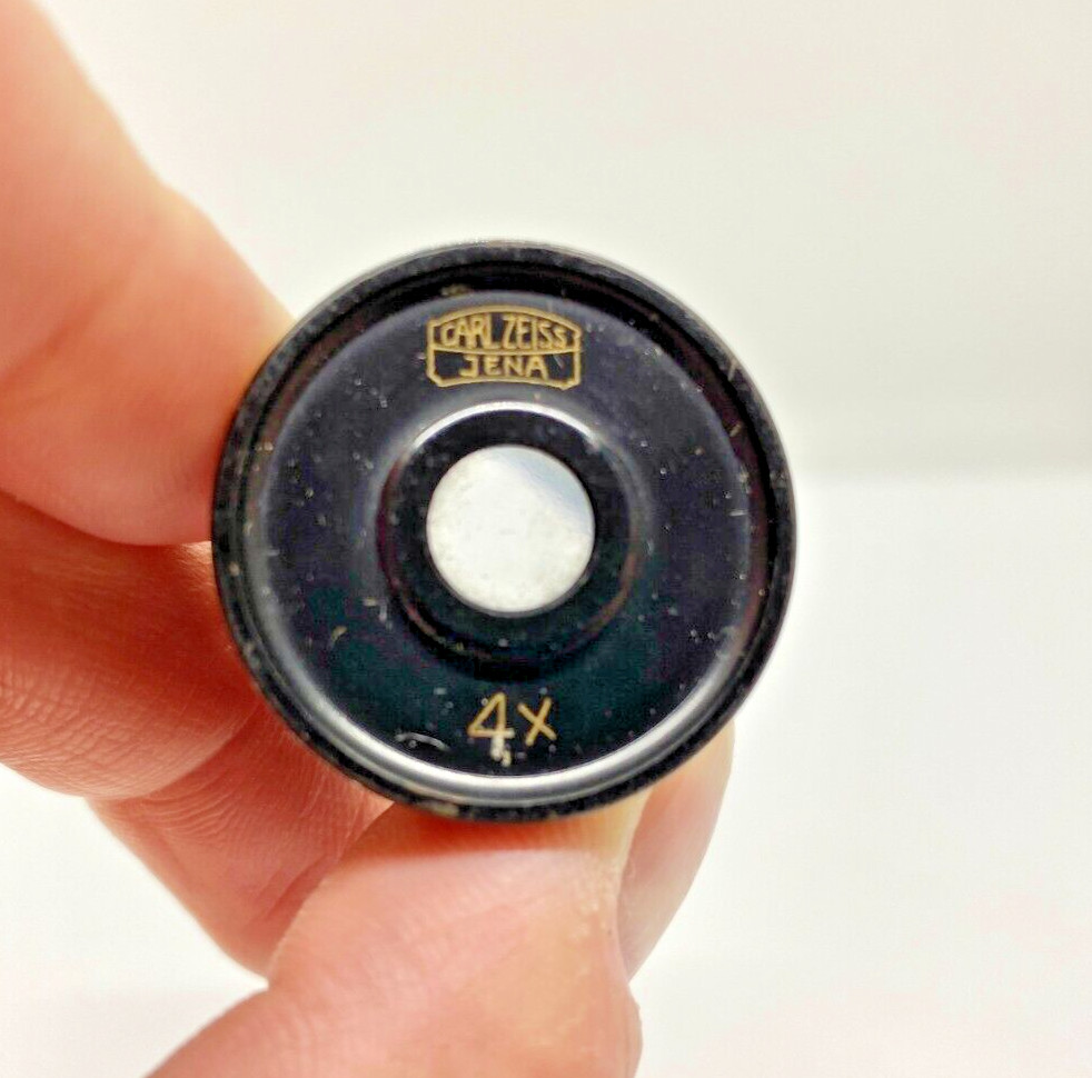 carl zeiss jena 4x eyepiece for jewelers or watchmakers. Very rare and old