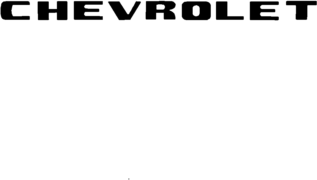 58-59 Chevy Truck Pickup CHEVROLET Grill Decal Letters 1958 & 1959