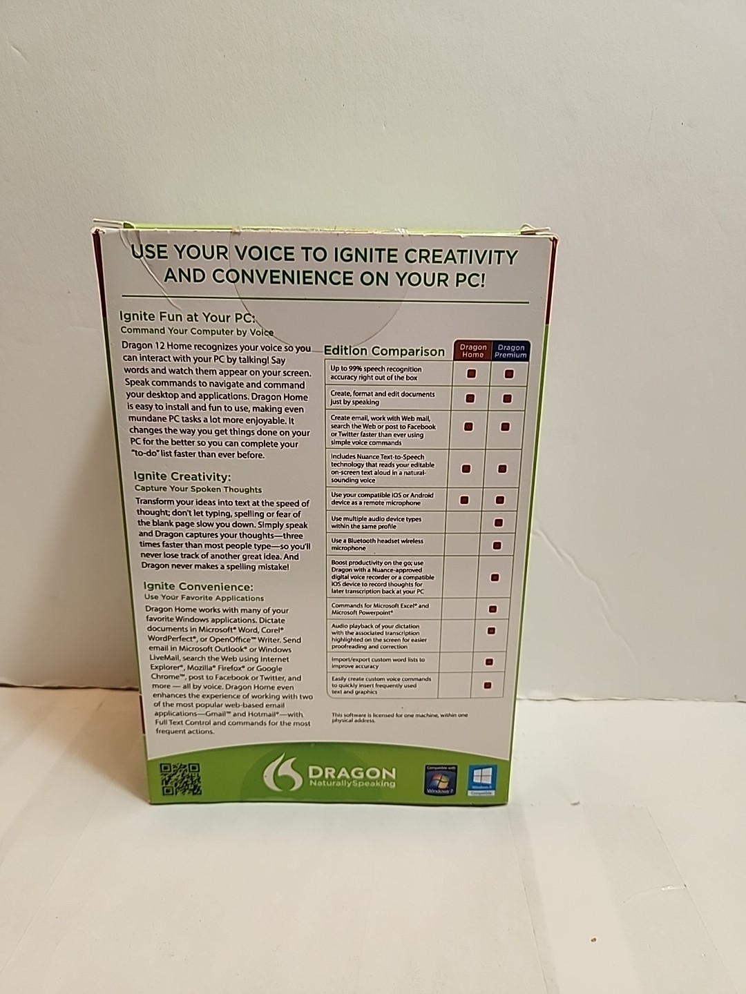 Dragon Naturally Speaking NewHome Edition Speech Recognition Version 12