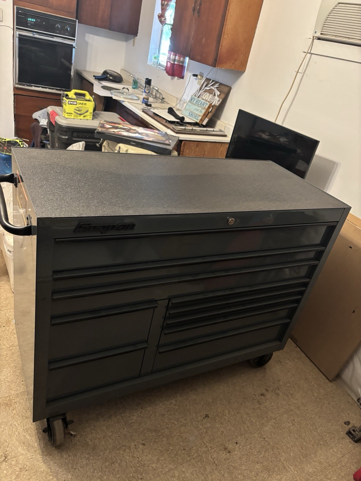 Snap-on KCP1422PWZ Storm Gray 55” Classic Series Roll Cab W/ Power Drawer