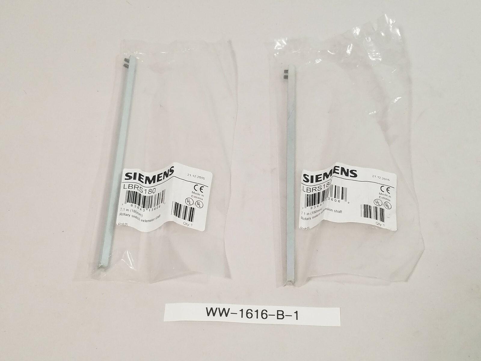 New Siemens  Rotary Switch Extension Shaft  LBRS180   7.1"  (180mm) ( Lot of 2 )