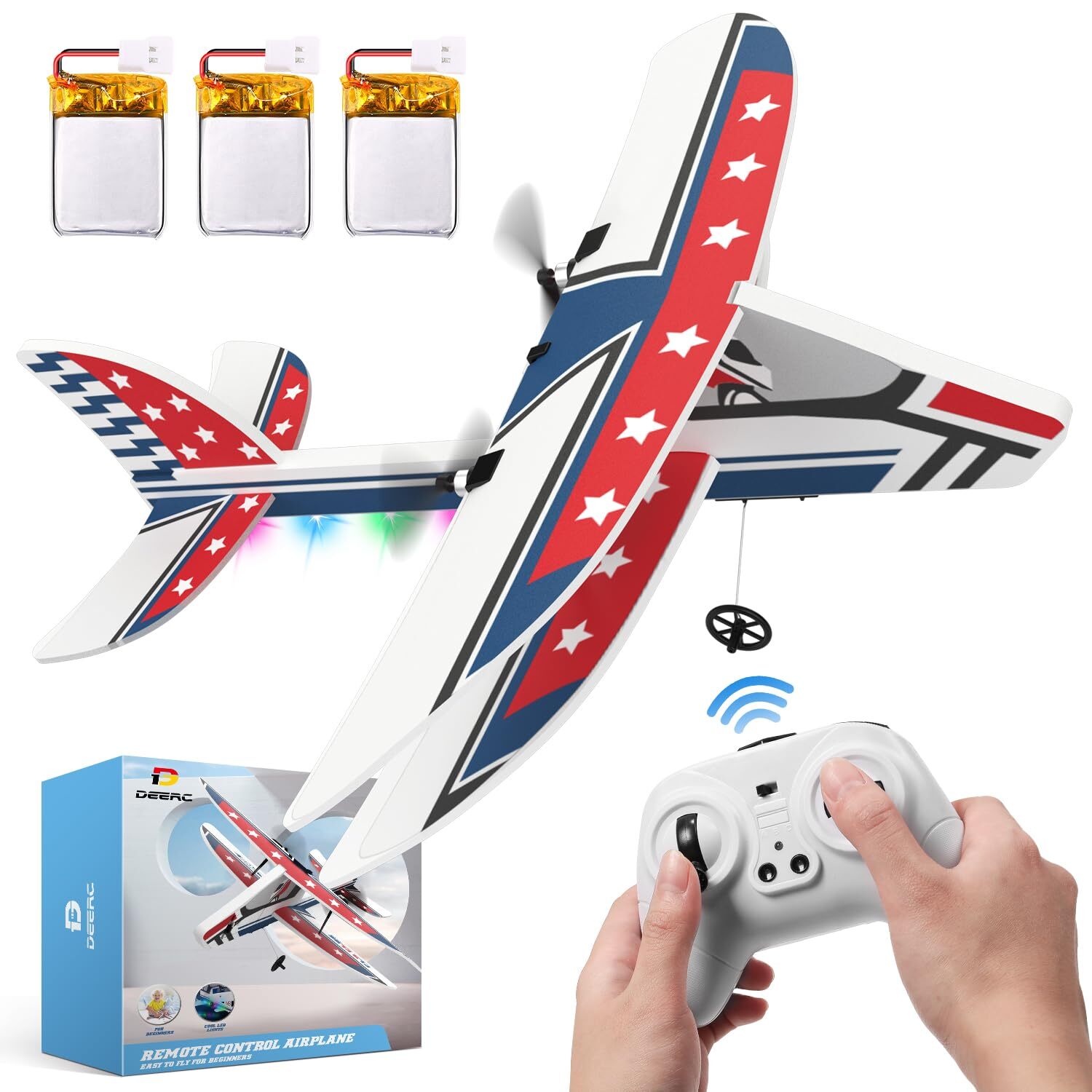 Avión RC Avión de control remoto Avión de juguete para niños adultos