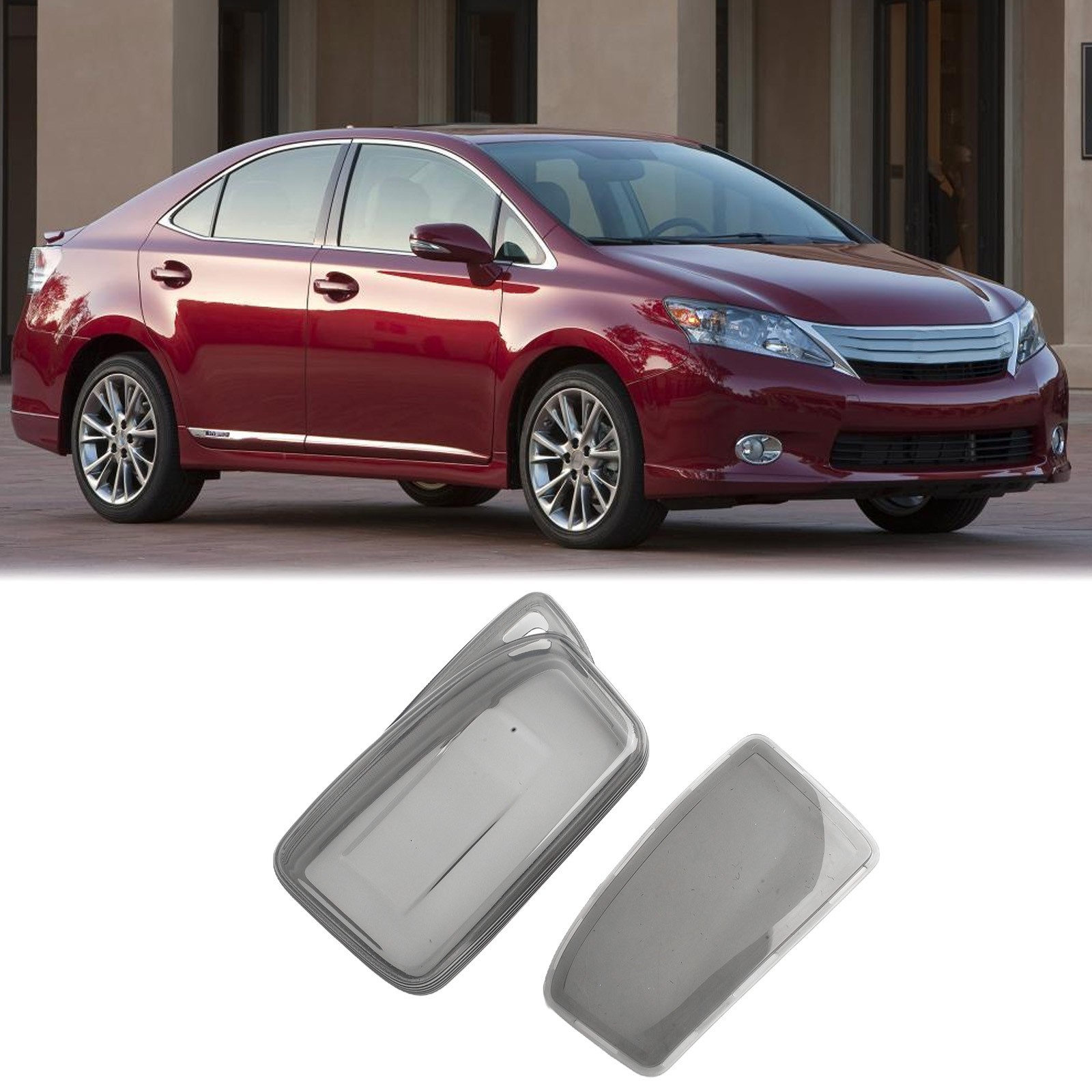 For Lexus Compatible Transparent Black Car Key Protector Fits Multiple Models