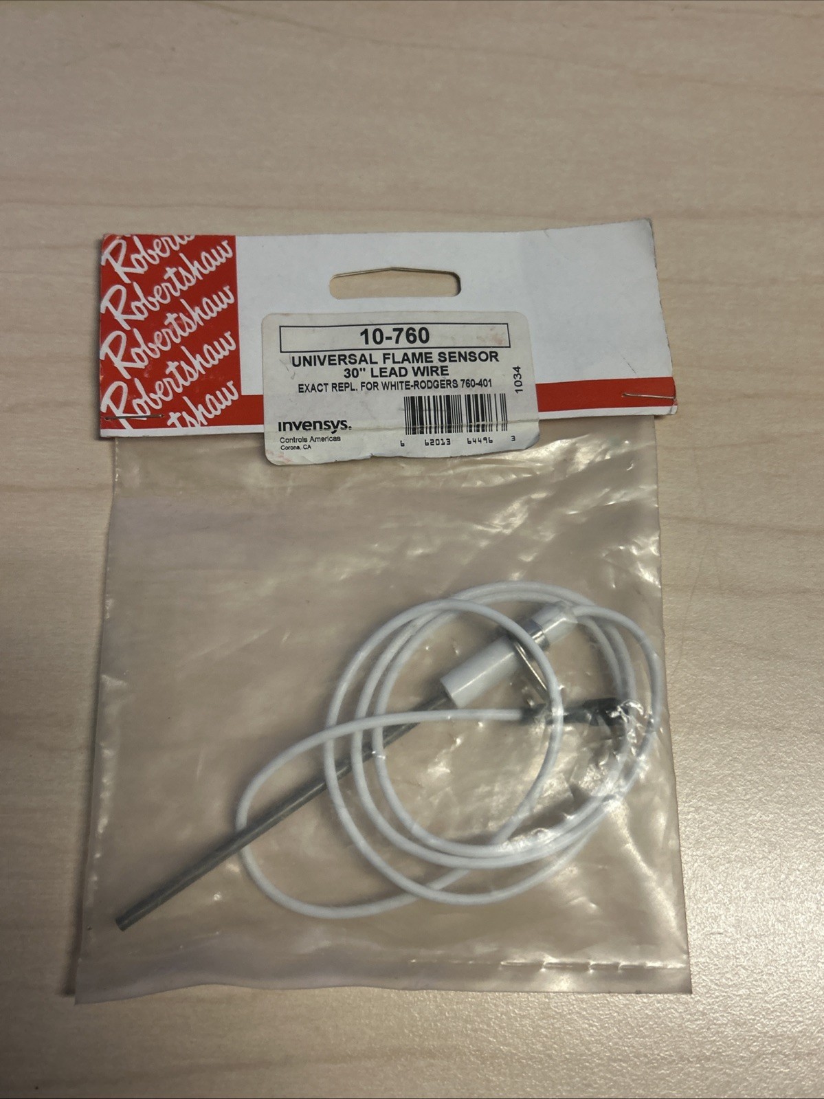 Robertshaw 10-760 Furnace Universal Flame Sensor