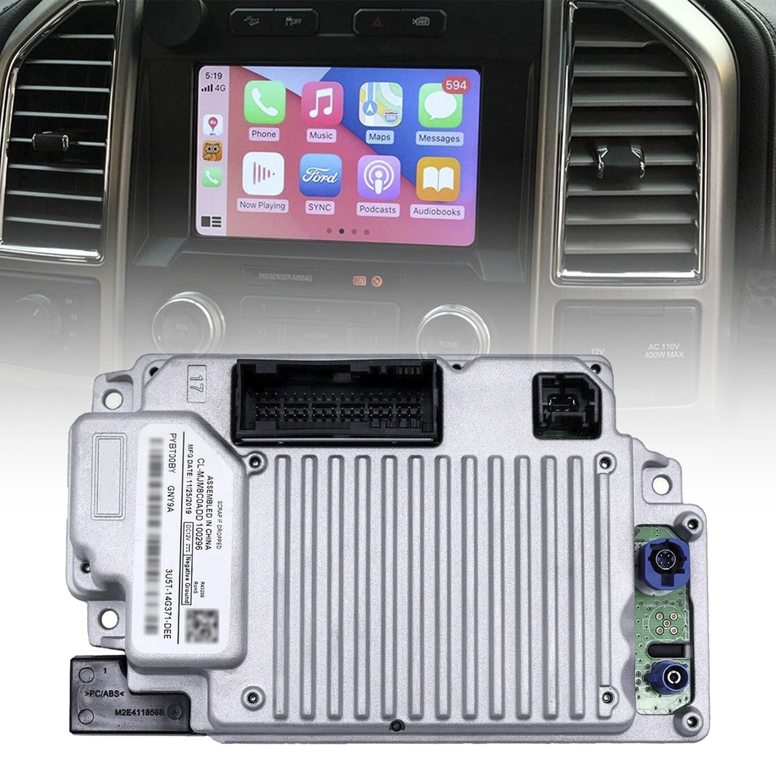 FOR Ford Sync 3 APIM Navigation Module 3.4 Upgrade VIN Programmed Plug Play NAV