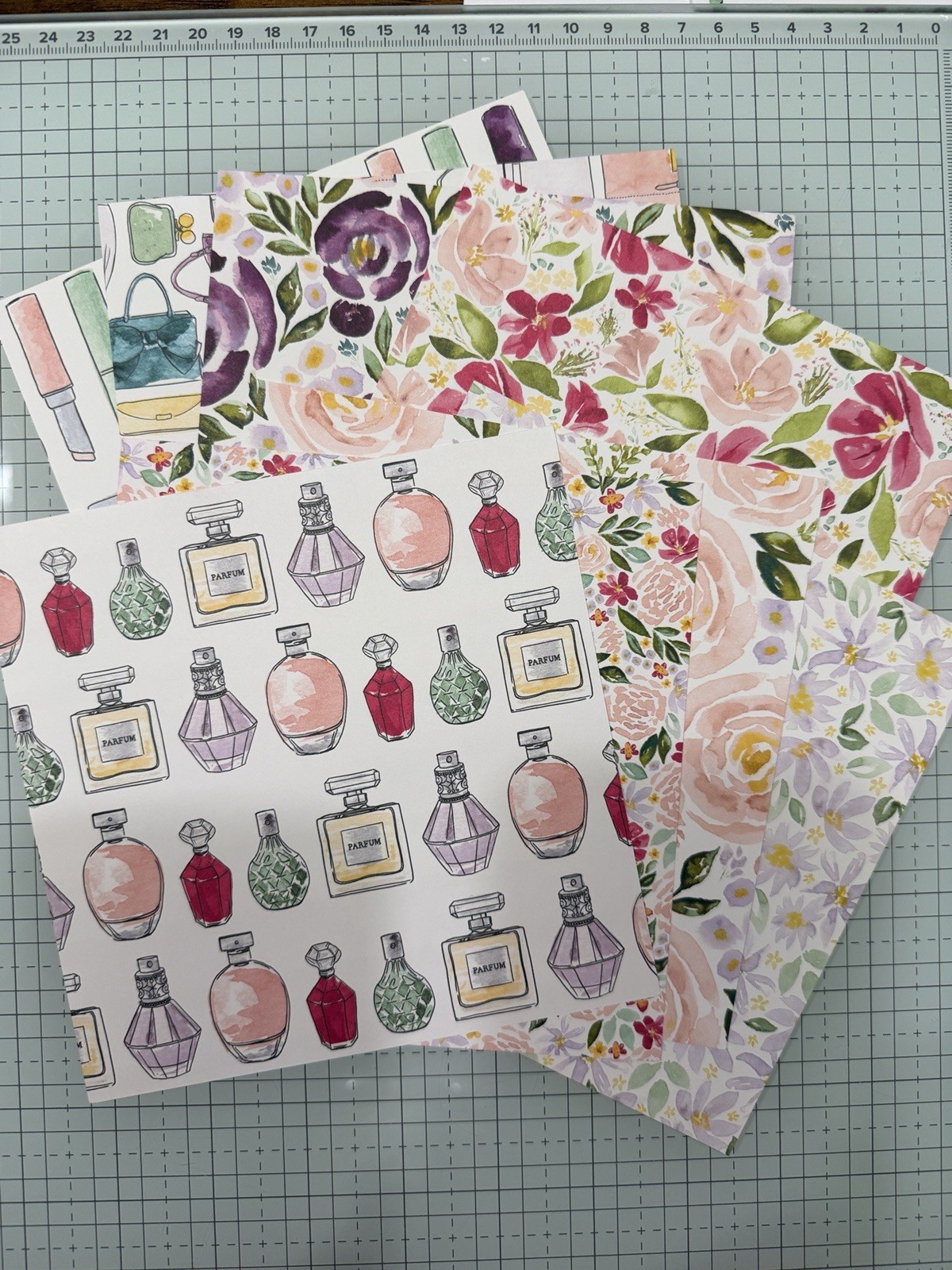 Stampin Up Best Dressed DSP 8 Pcs. 6x6 Double Sided Designer Series Paper