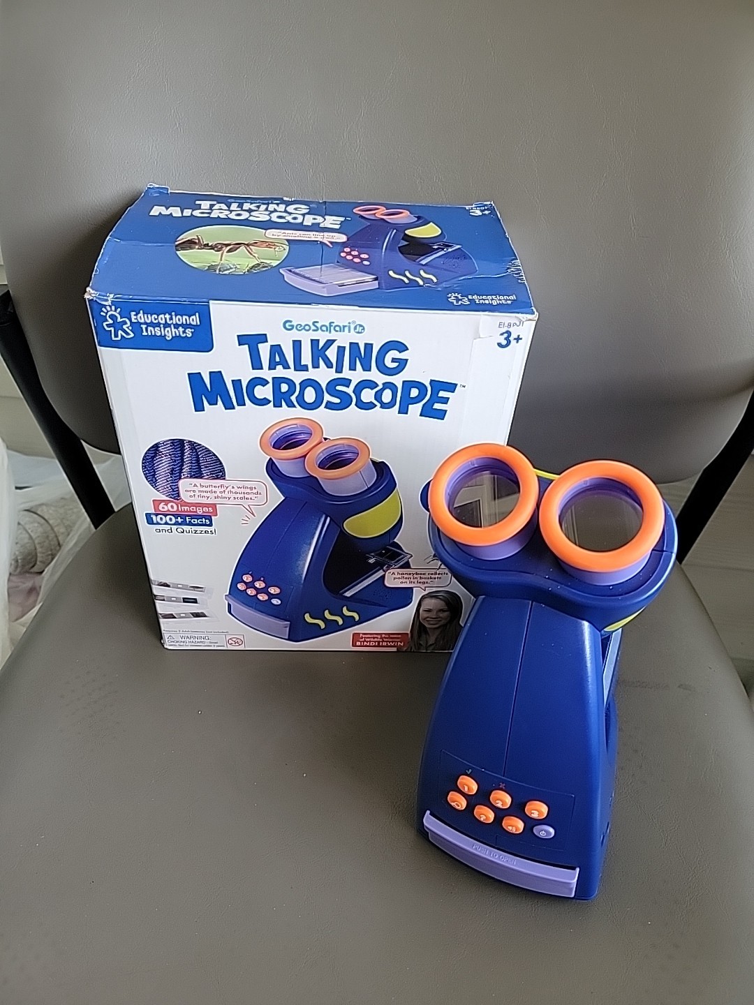 Educational Insights GeoSafari Jr. Talking Interactive Microscope Ages 3+